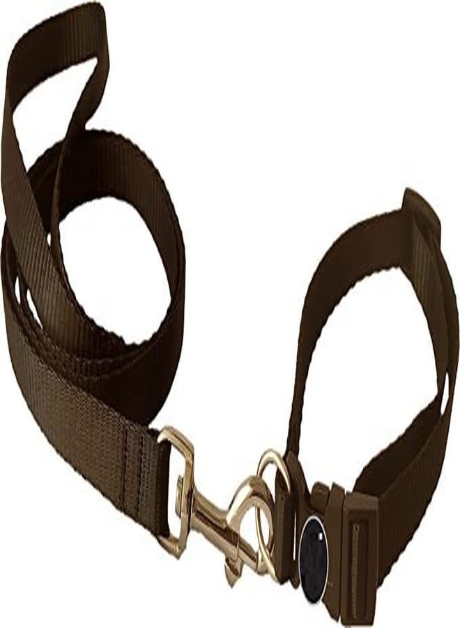 BohoBark Reflective Nylon Collar and Leash and Breathable Collar Set Ideal for Playing and Training Puppy, Dogs and Cats (Black, Small) - Image 1